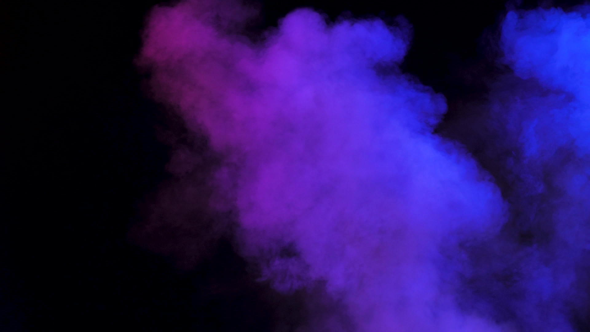 美丽多彩的抽象烟云升起视频的预览图