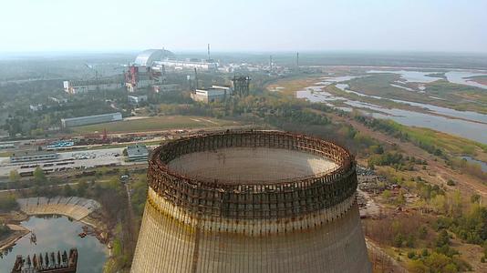 领土靠近乌克兰切尔诺贝利核电站视频的预览图