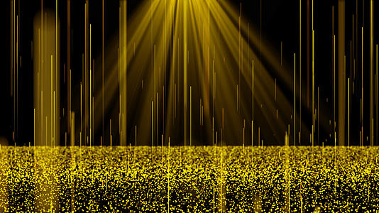 金色唯美粒子视频的预览图