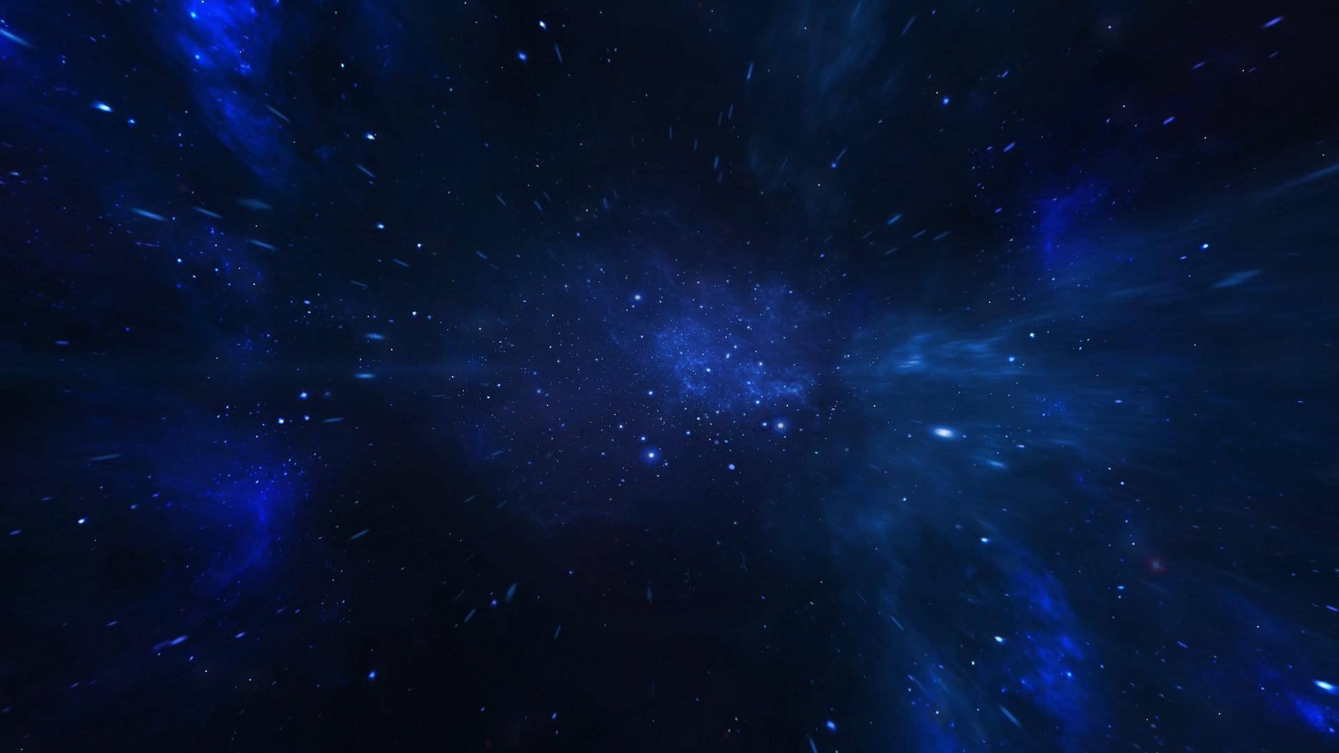 粒子穿梭星空视频的预览图
