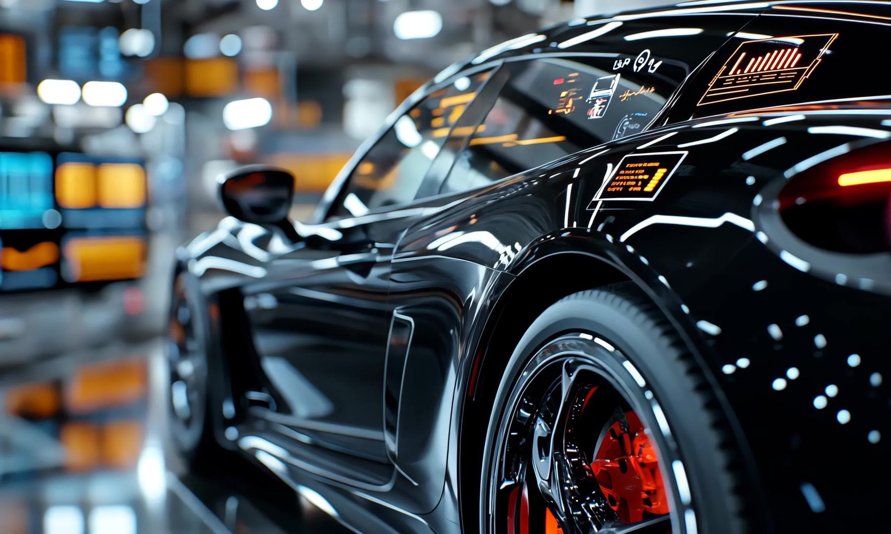 AI人工智能汽车行业4k超高清汽车行业视频的预览图