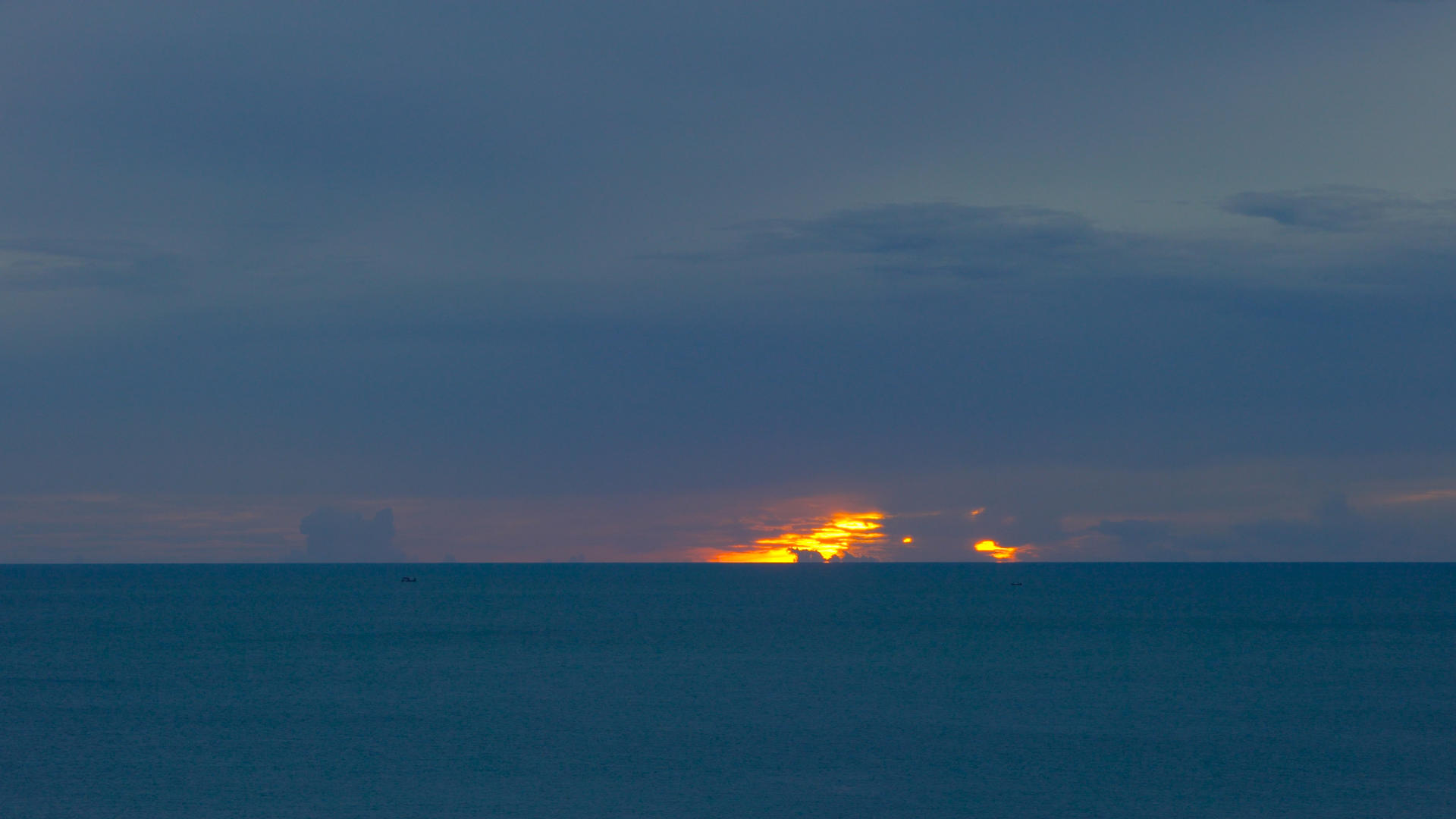 日出日落海云大海云层延时合集4K视频的预览图