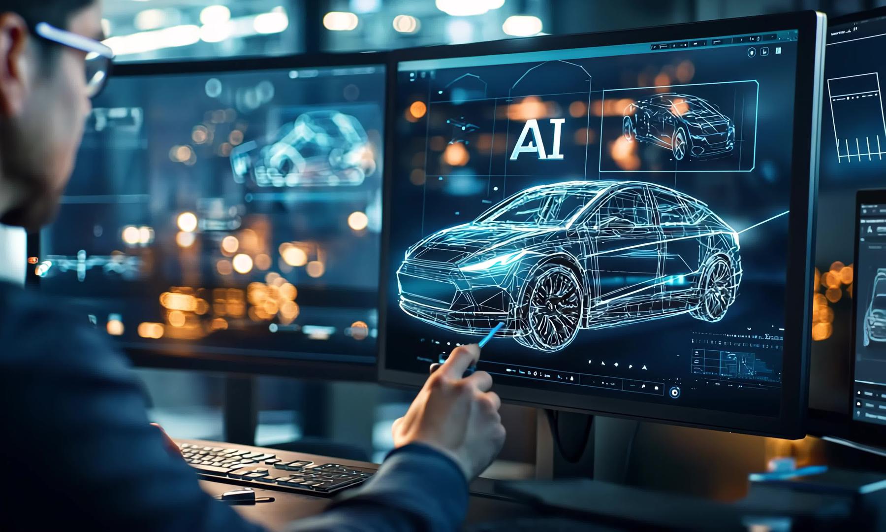 AI人工智能汽车行业4k超高清汽车行业视频的预览图