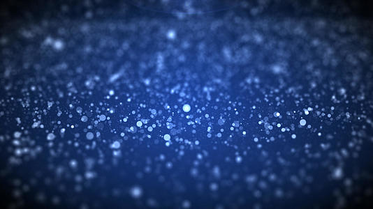 唯美蓝色粒子雨视频的预览图