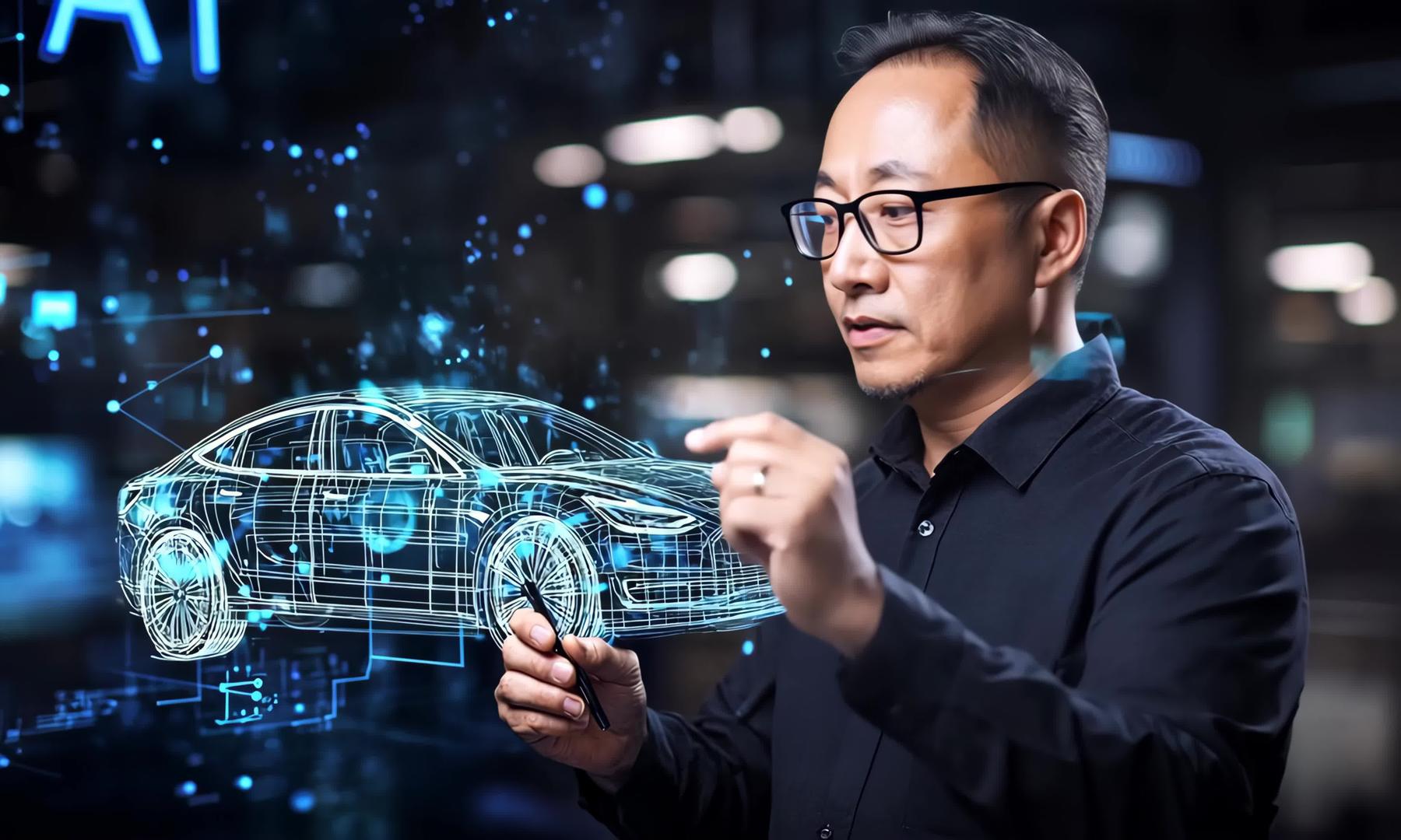 AI人工智能汽车行业4k超高清汽车行业视频的预览图