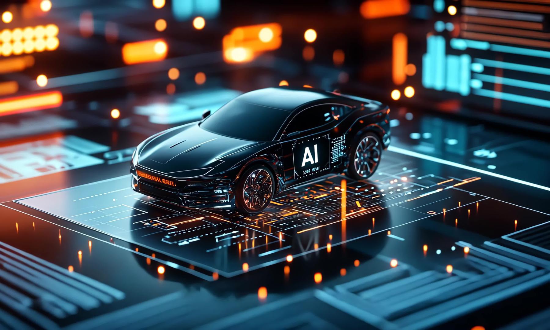 AI人工智能汽车行业4k超高清汽车行业视频的预览图