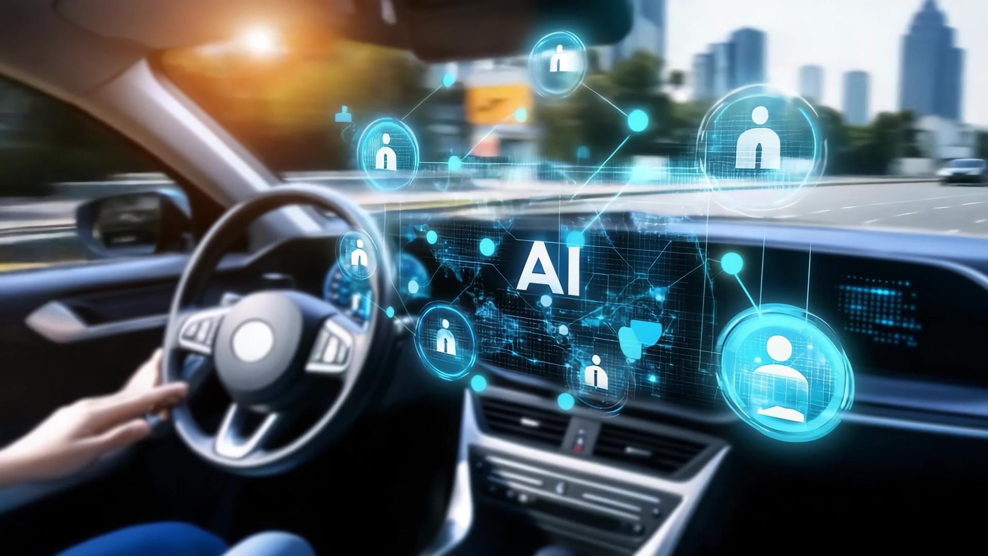 AI人工智能汽车行业4k超高清汽车行业视频的预览图