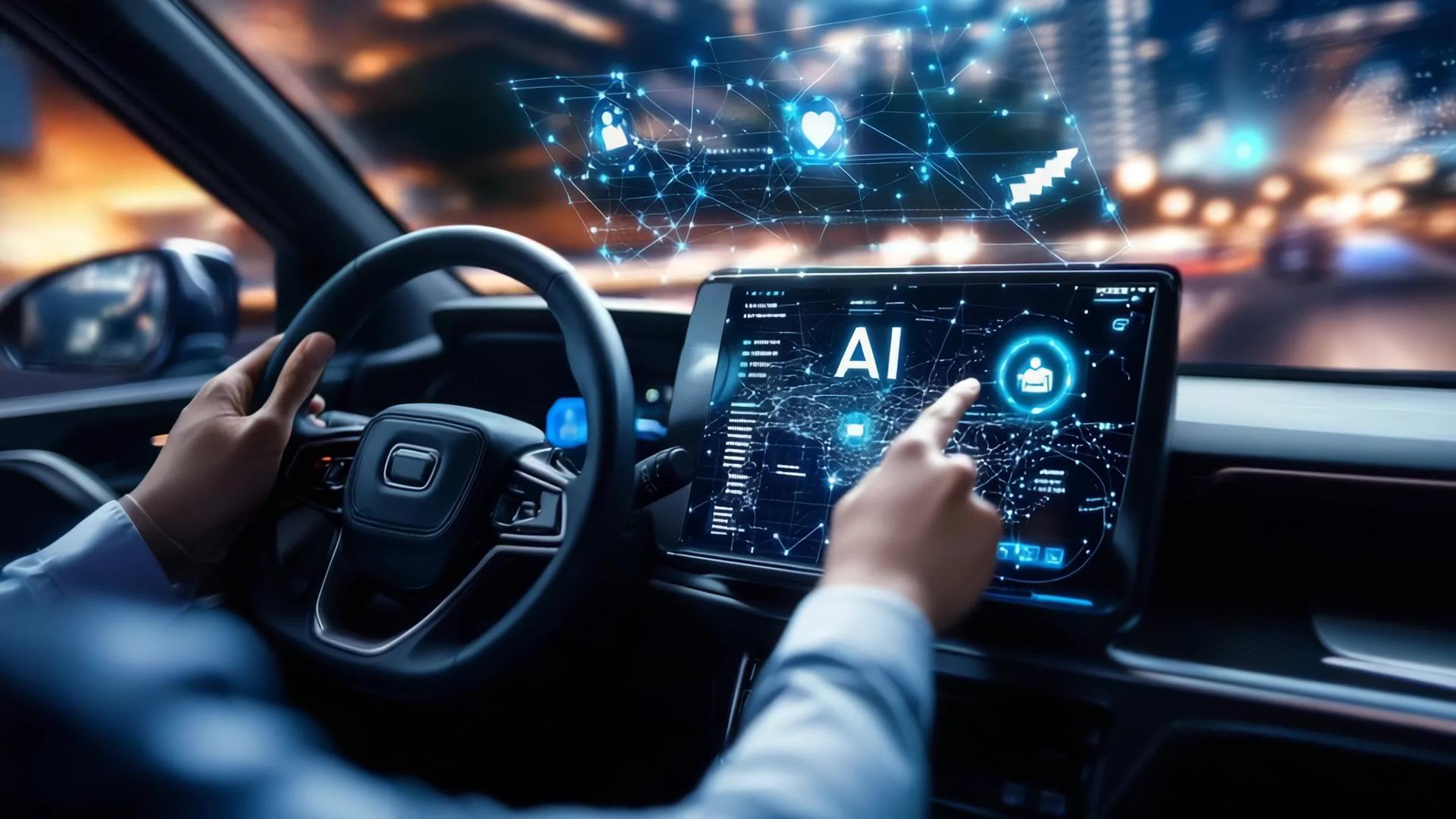 AI人工智能汽车行业4k超高清汽车行业视频的预览图