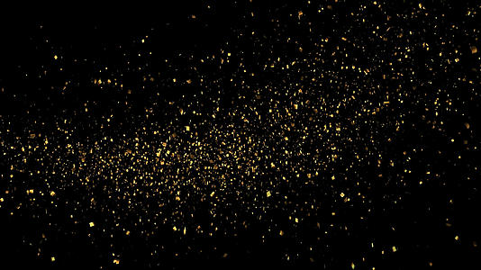 透明通道金色粒子转场特效视频素材视频的预览图