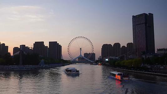 天津永乐桥延时摄影视频的预览图