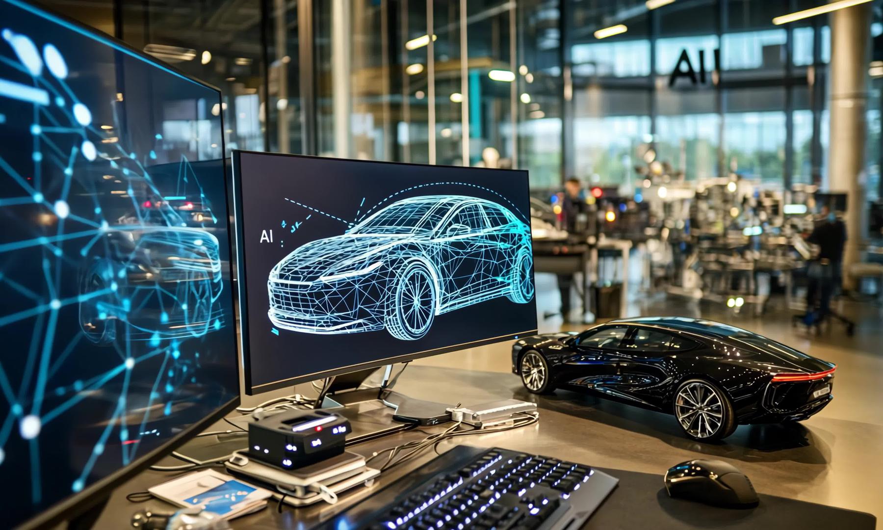 AI人工智能汽车行业4k超高清汽车行业视频的预览图