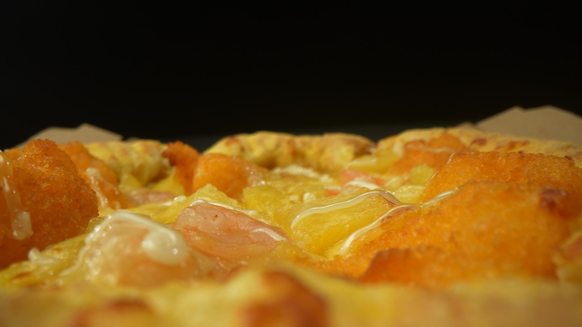 微距穿越披萨视频的预览图