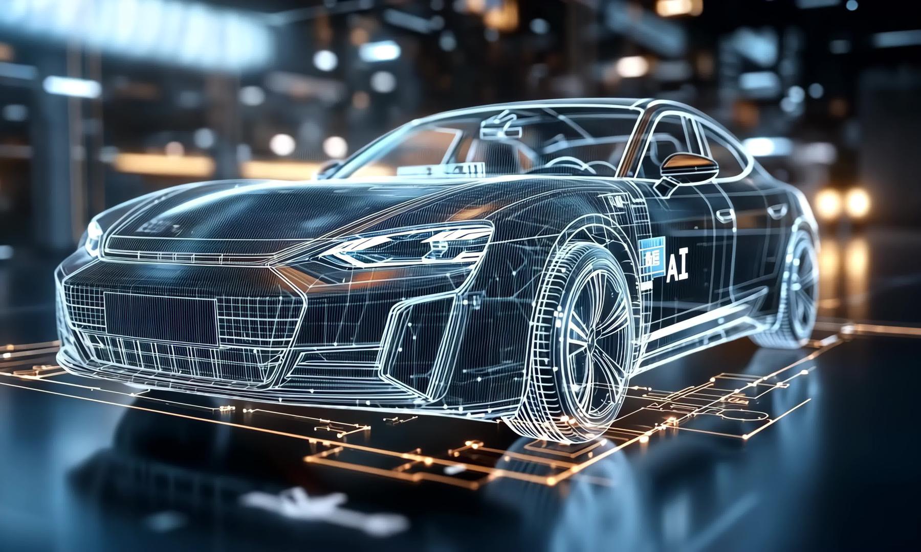 AI人工智能汽车行业4k超高清汽车行业视频的预览图