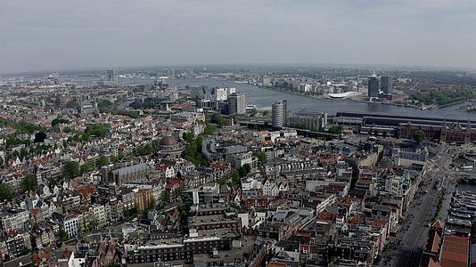 荷兰阿姆斯特丹城市全景视频的预览图