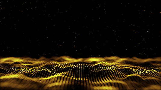 金色粒子元素视频的预览图