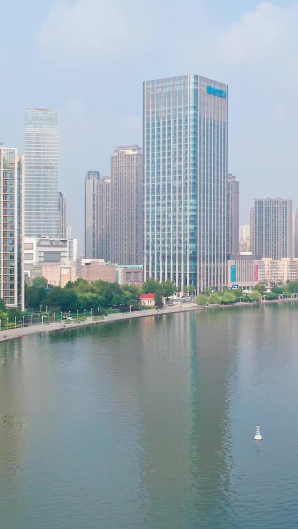 天津海河两岸建筑绿化景观视频的预览图