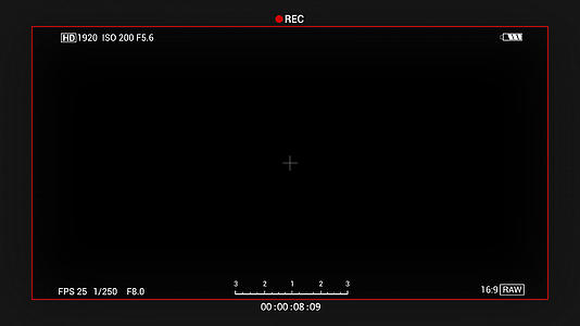 摄像机手机录像时屏幕元素视频的预览图