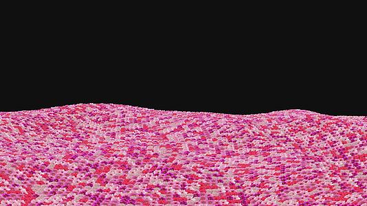 粉色花海飘动视频的预览图