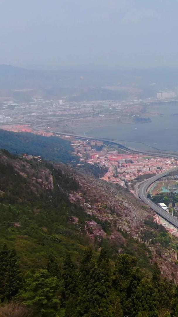 云南昆明滇池湖泊城市全景视频视频的预览图