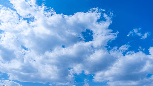 4k实拍自然风光蓝天白云云海风光视频的预览图