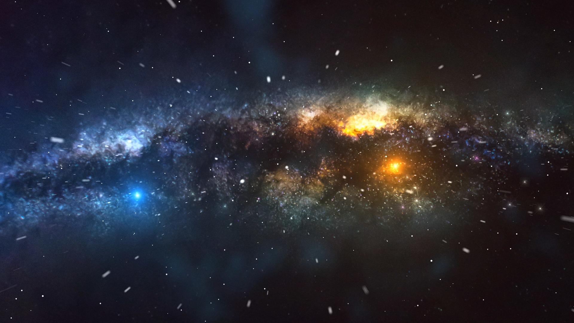 4K宇宙星空穿越视频的预览图