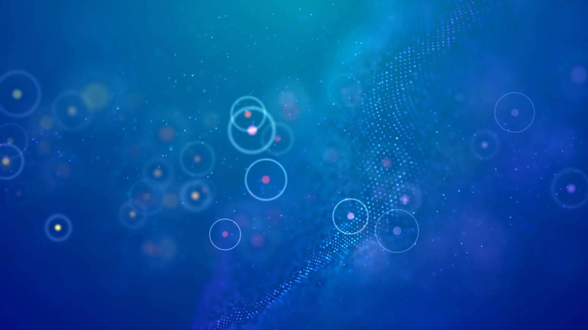 抽象气泡粒子晚会舞台背景视频的预览图