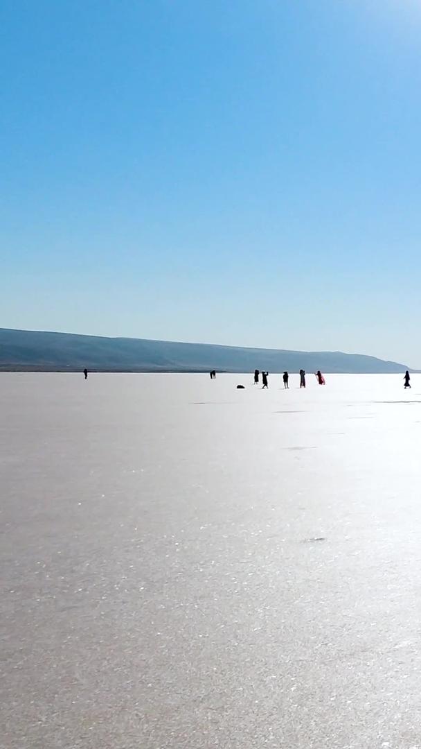 图兹湖土耳其旅游景观盐湖视频的预览图
