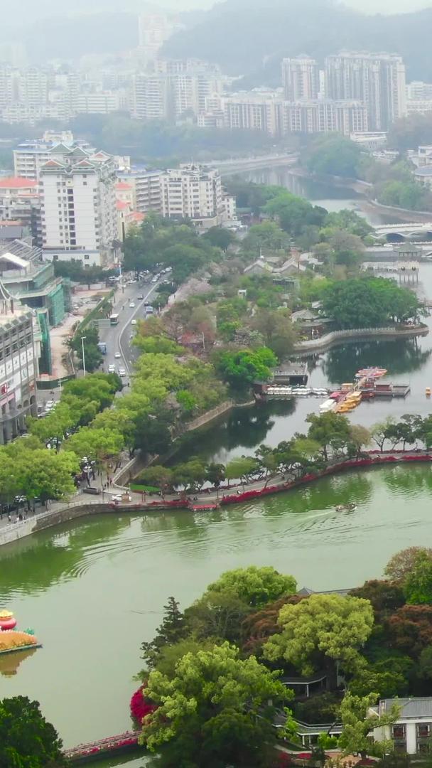 惠州西湖航拍风光视频的预览图