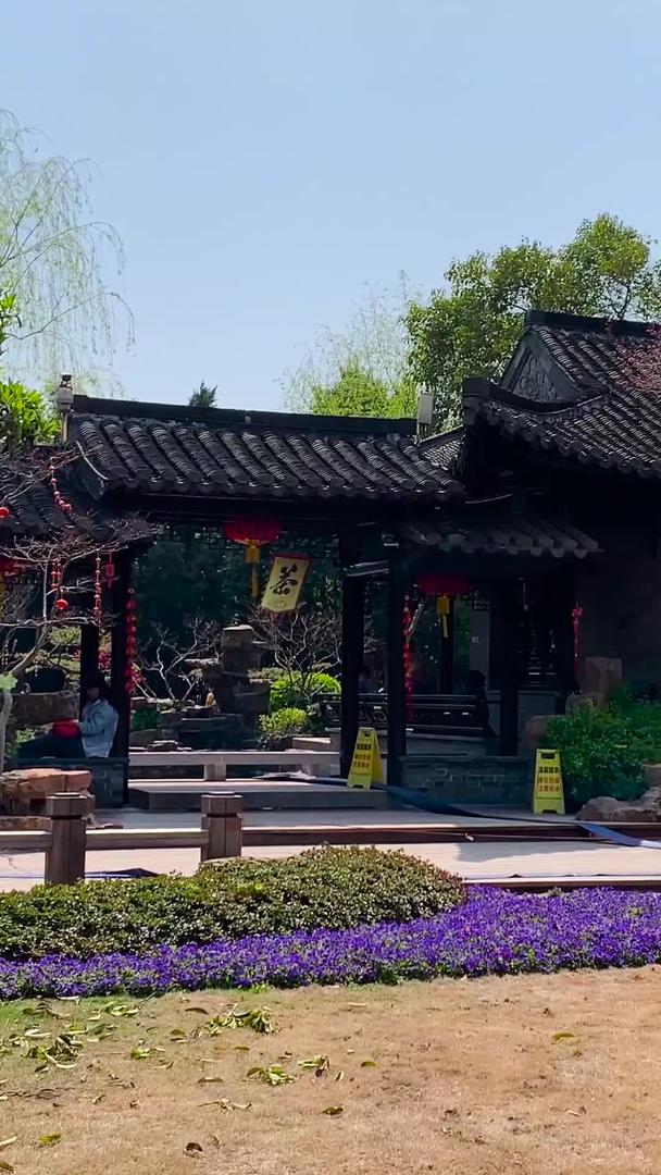 中国四大园林之一的实拍4A景区扬州个园视频集视频的预览图