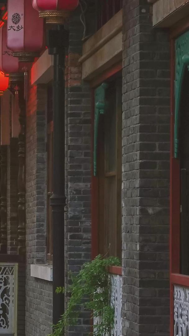 延时摄影旅游古镇风光商业街人流素材视频的预览图