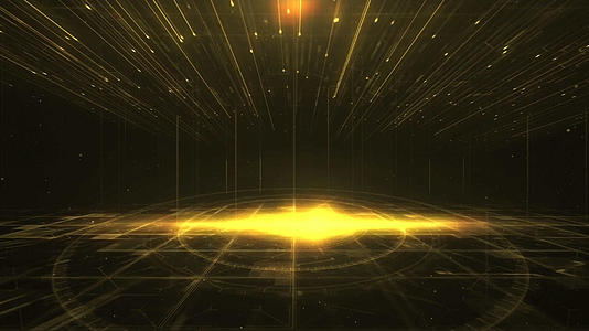 大气的金色粒子视频素材视频的预览图
