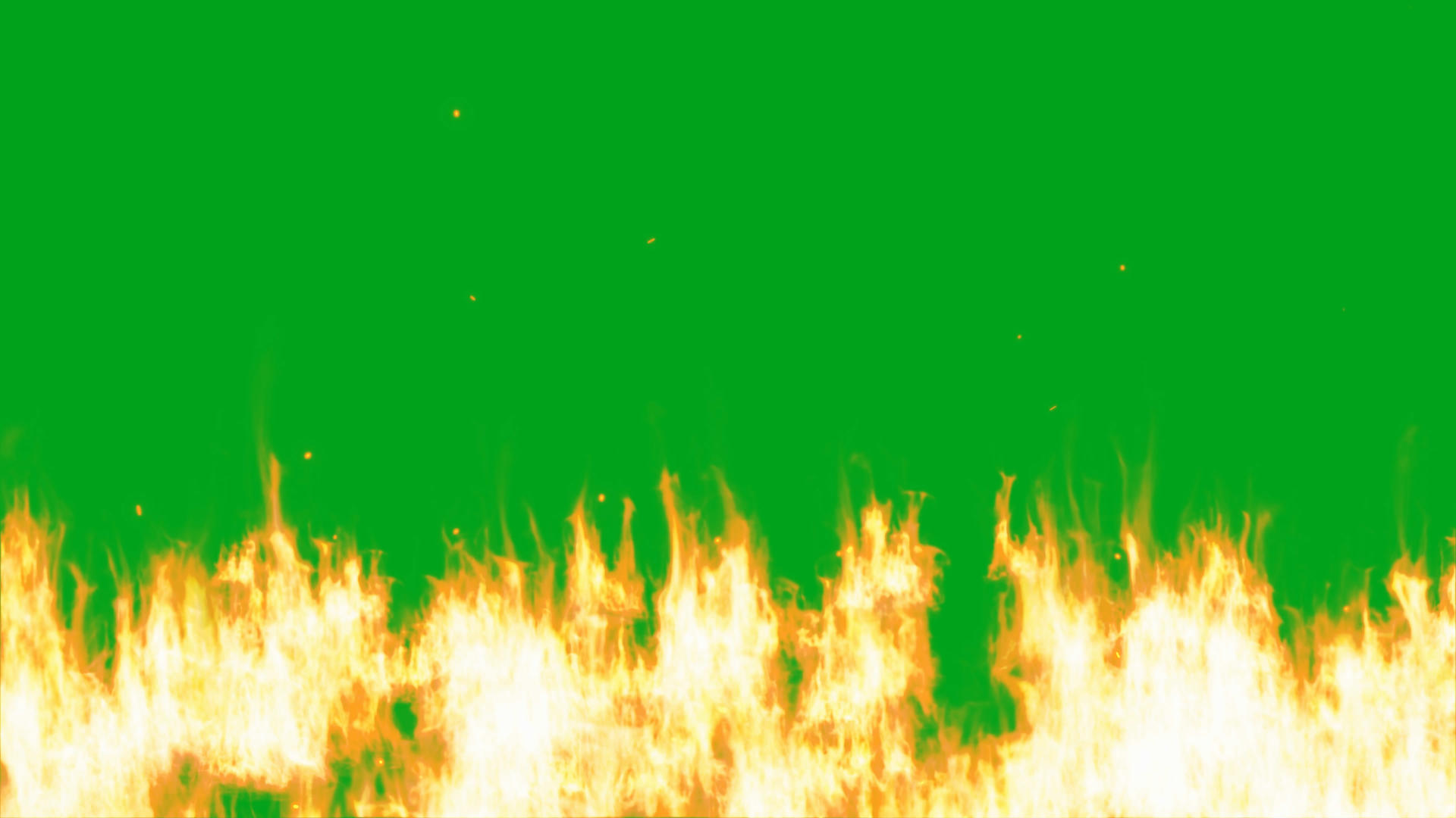 4K燃烧的火焰绿屏抠像素材视频的预览图