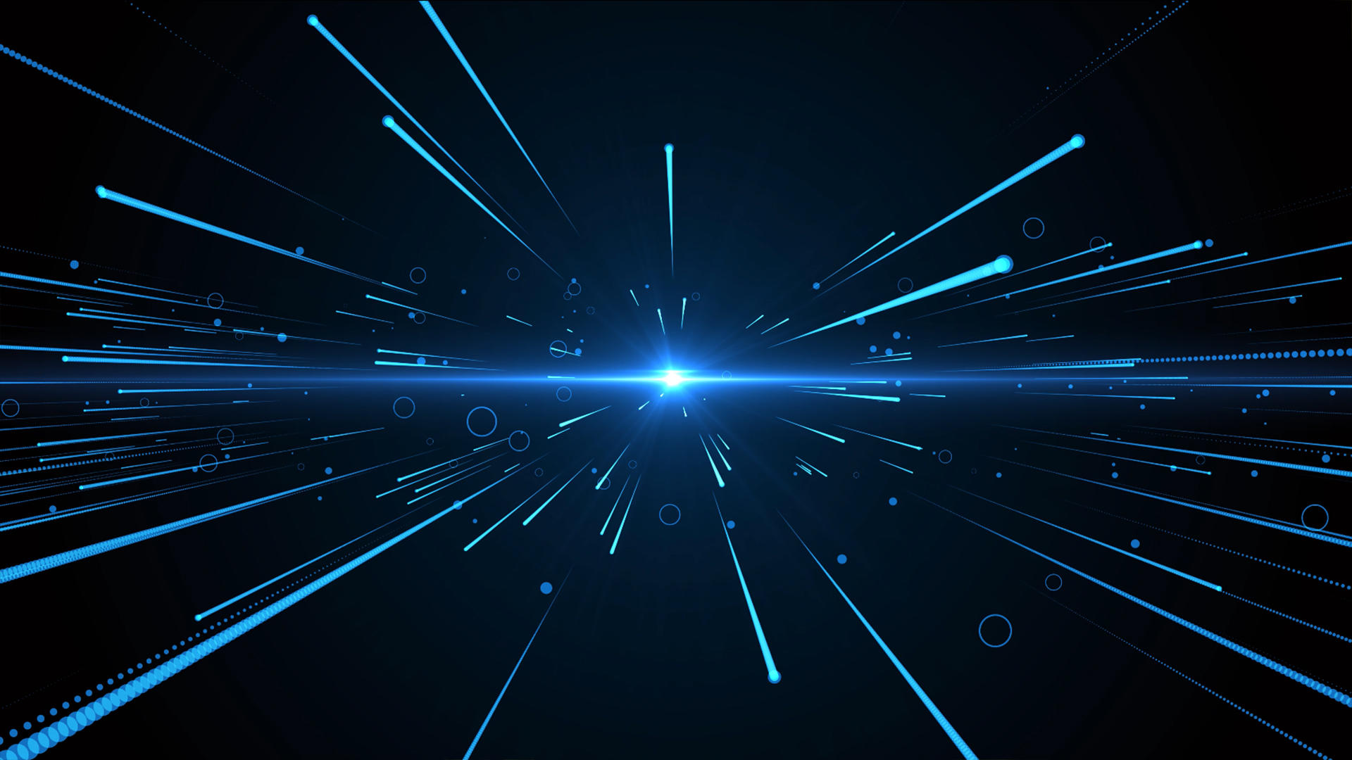 4k科技粒子光线动画元素视频的预览图