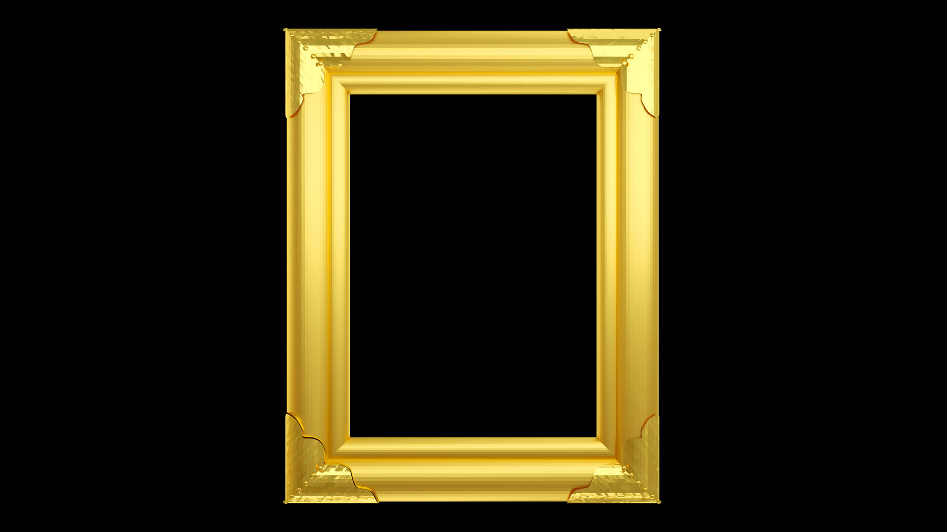 金色图像展示边框视频的预览图