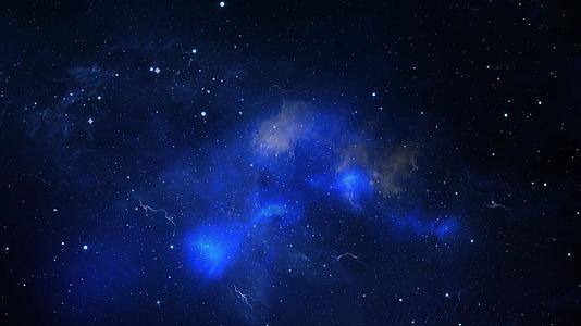 4K震撼宇宙粒子星空视频的预览图