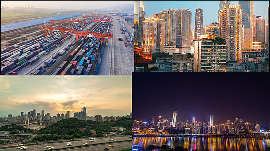 4k高清重庆城市航拍风光合集视频的预览图