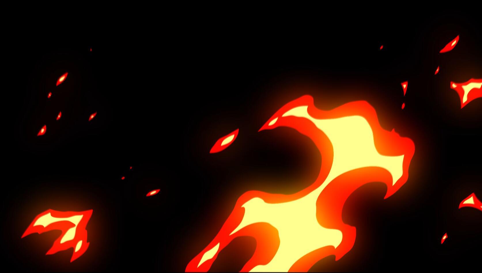 无限循环mg火焰火星动态元素视频的预览图