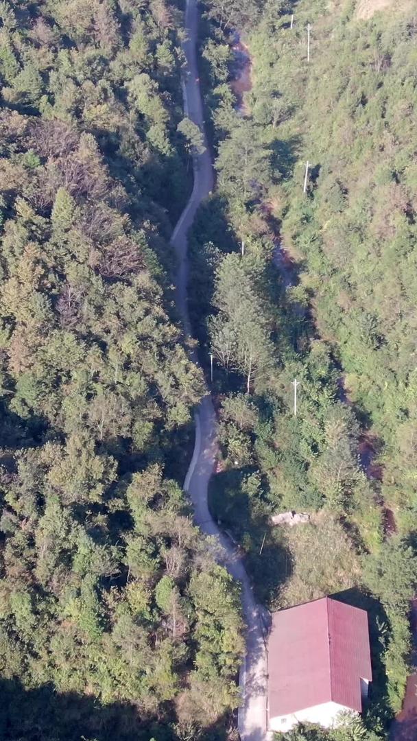 乡村道路航拍视频的预览图