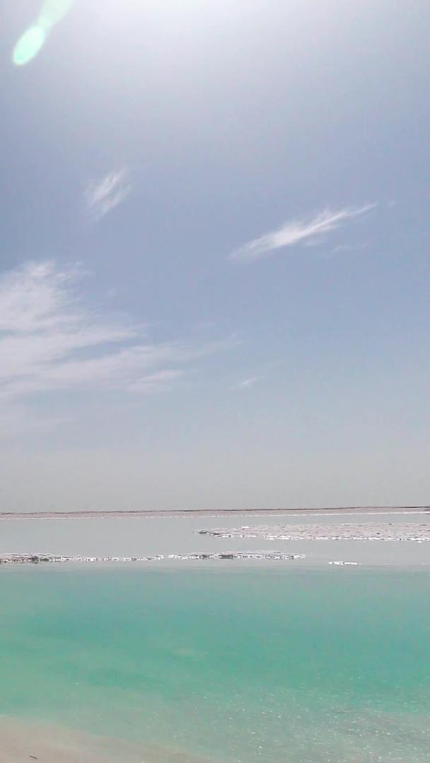 青海大柴旦翡翠湖自然风光延时视频素材视频的预览图