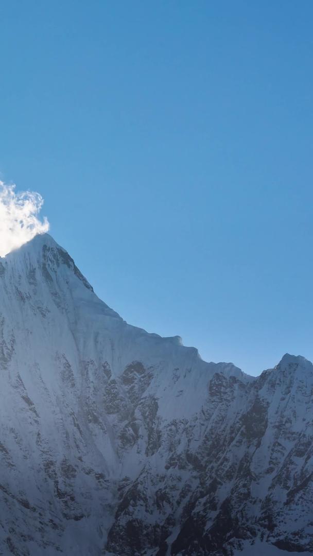 延时视频云南卡瓦博格峰雪山视频的预览图