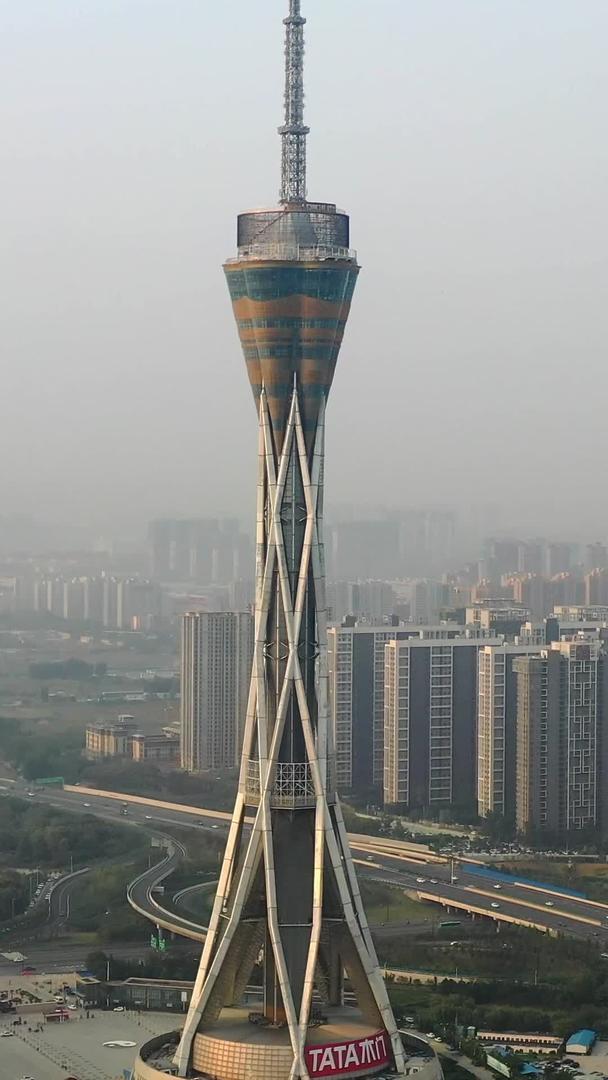 郑州市风景中原福塔航拍视频视频的预览图
