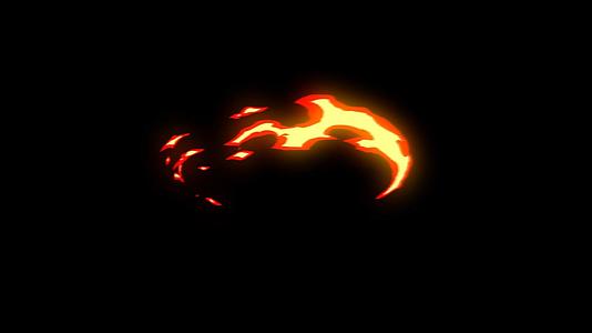 mg火焰燃烧飞舞动画元素视频的预览图