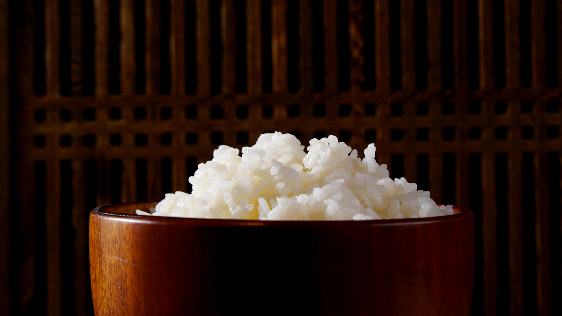 4K白米饭米饭大米饭主食视频的预览图