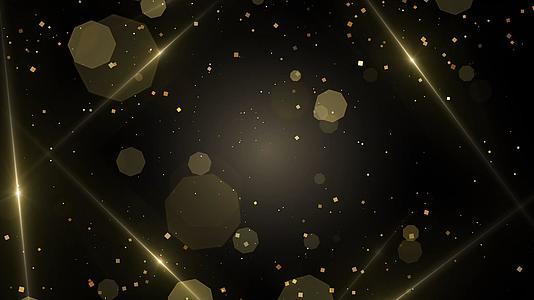 金色粒子光背景视频的预览图
