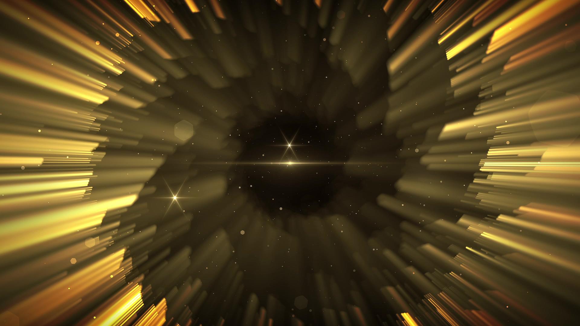 金色射线背景视频的预览图
