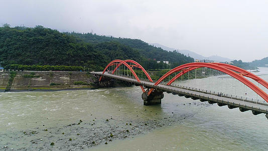都江堰岷江大桥航拍视频的预览图
