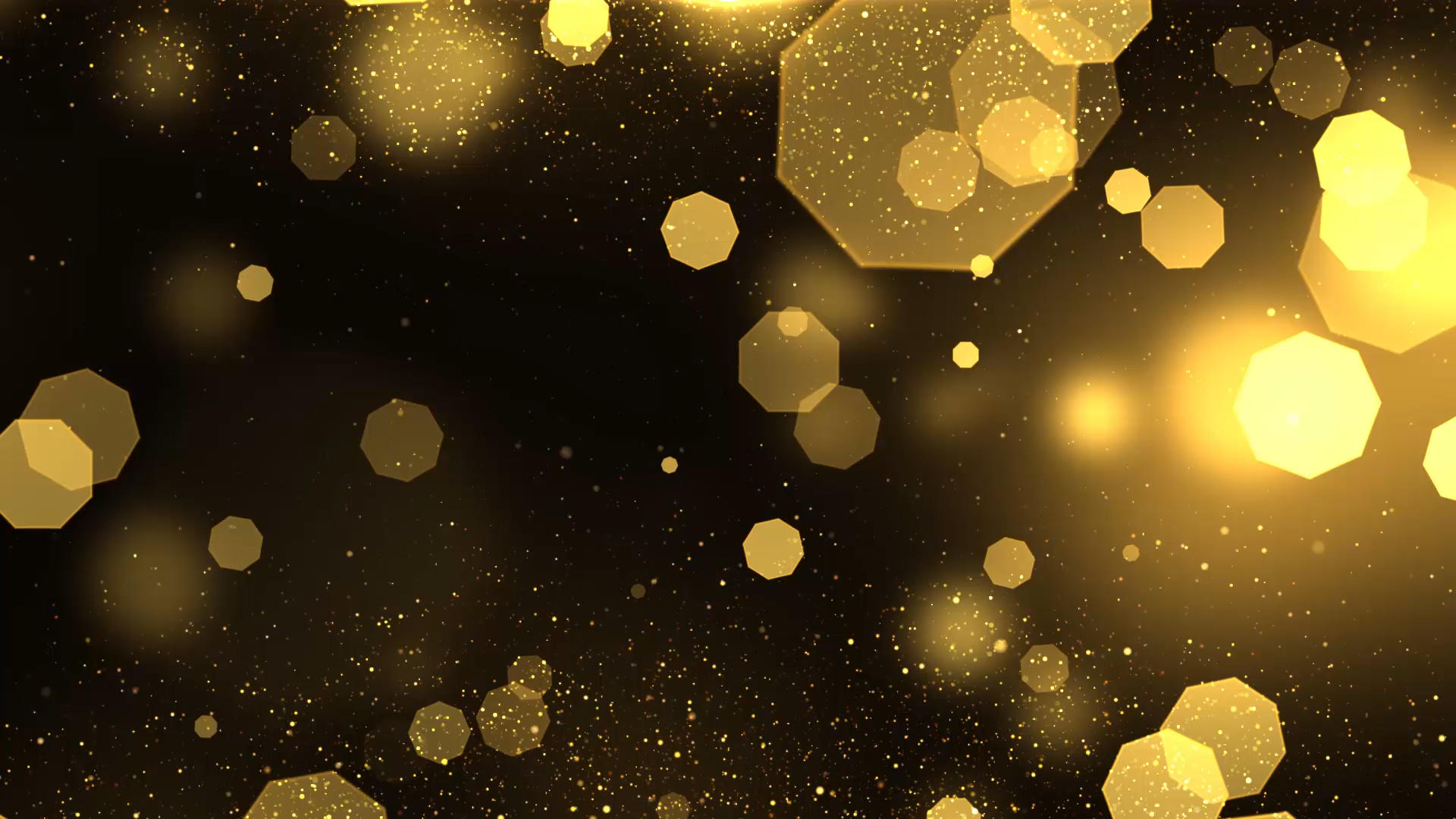 金色光斑粒子背景视频的预览图