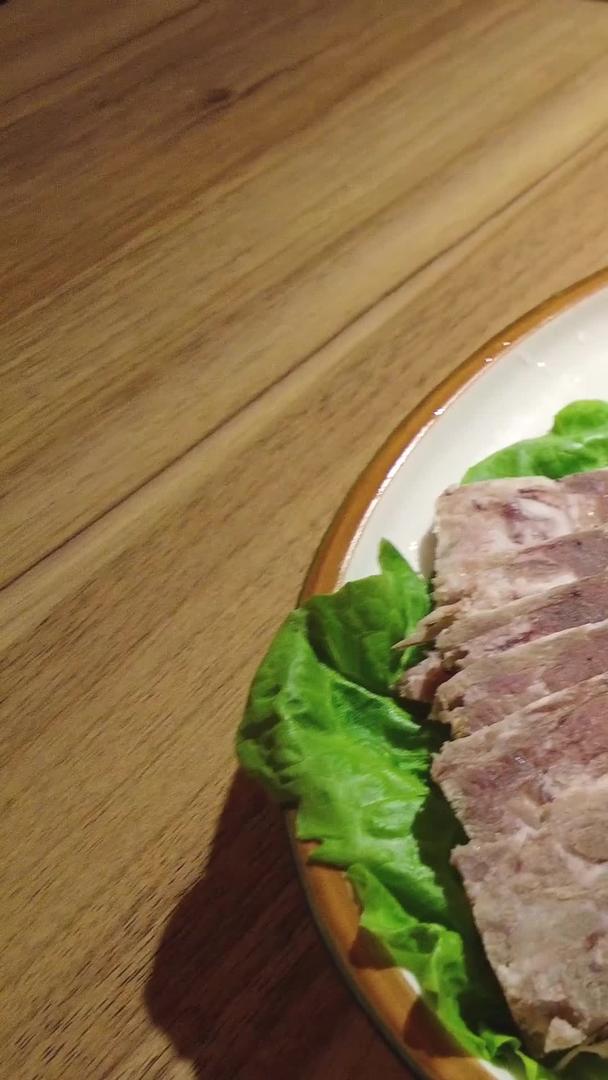 餐饮食品中餐小吃牛肉素材视频的预览图
