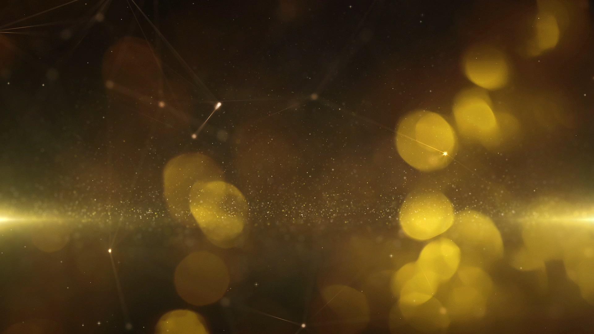 金色光斑粒子背景视频的预览图