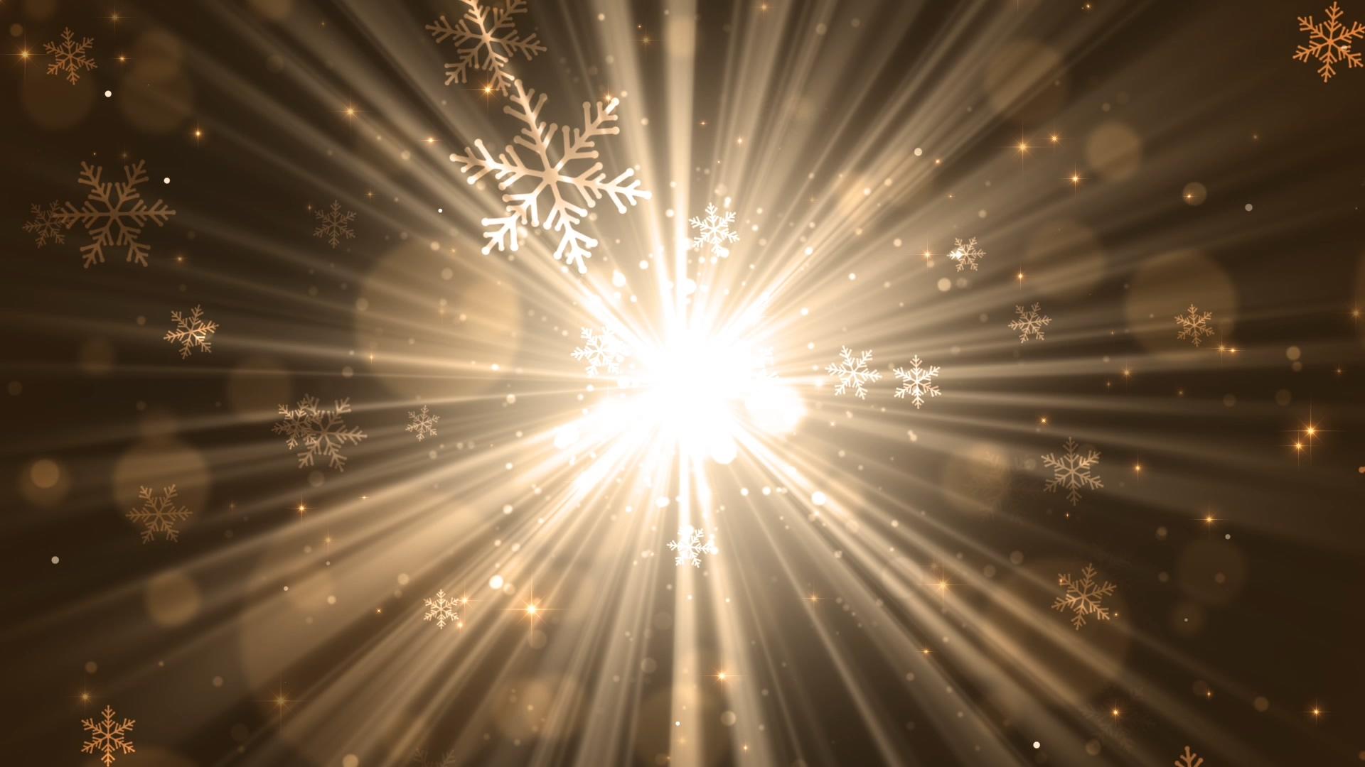 金色唯美光效粒子背景视频的预览图